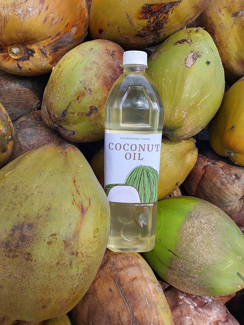 Huile de coco pressée à froid