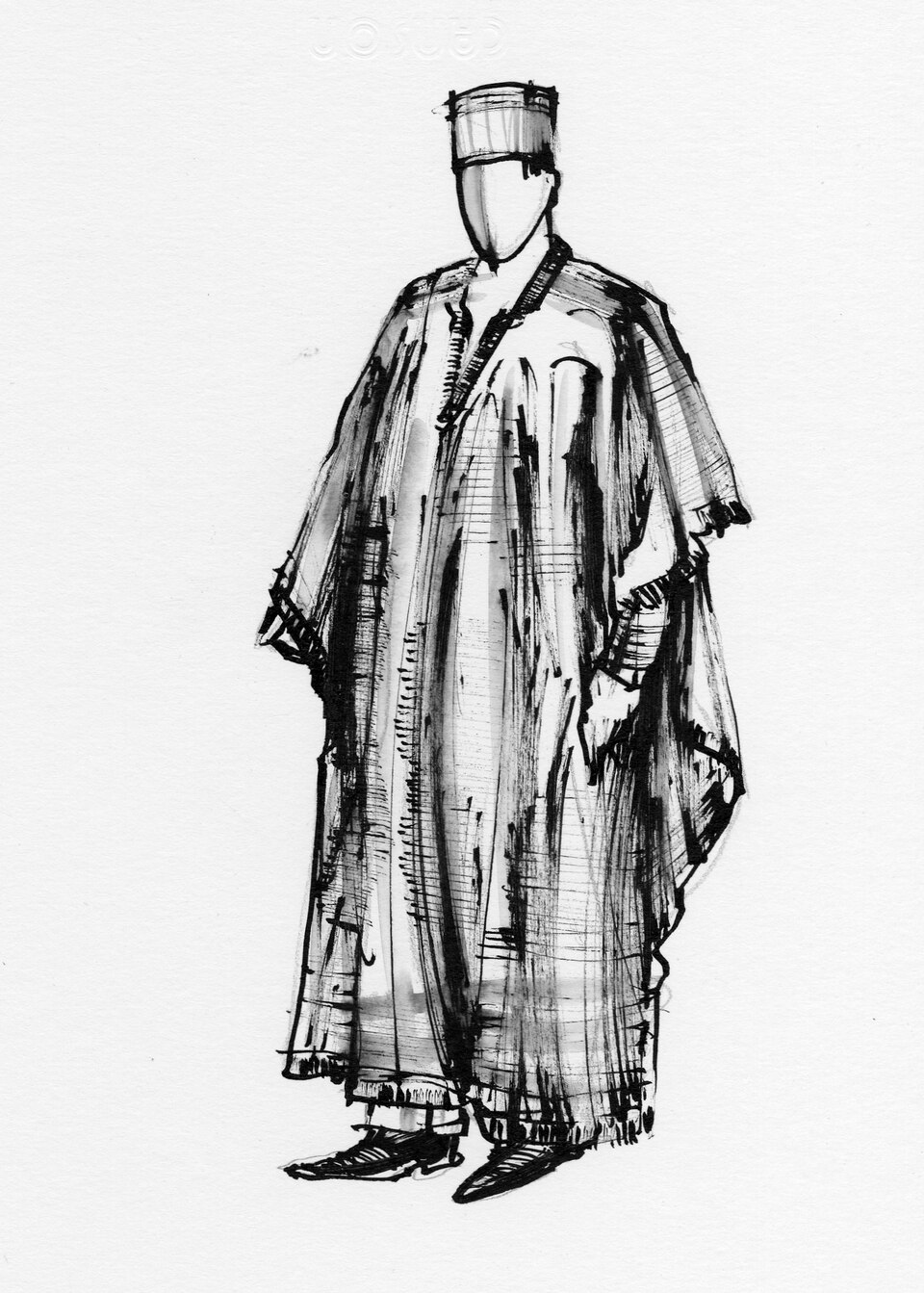 Boubou brodé homme
